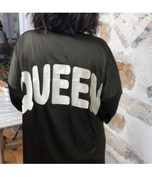 Chemise inscription QUEEN...