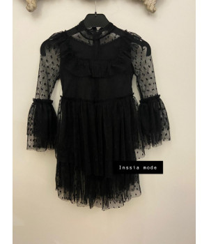 Robe noir dentelle