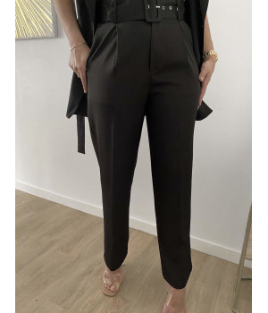 PANTALON  TAILLE HAUTE AVEC CEINTURE